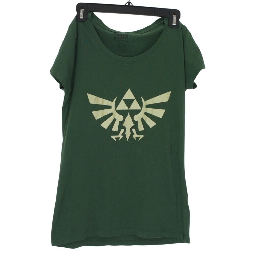 Zelda Triforce Hylian Crest Nintendo Official Licensed Womens Shirt L 2017